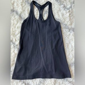 Lululemon black workout tank top